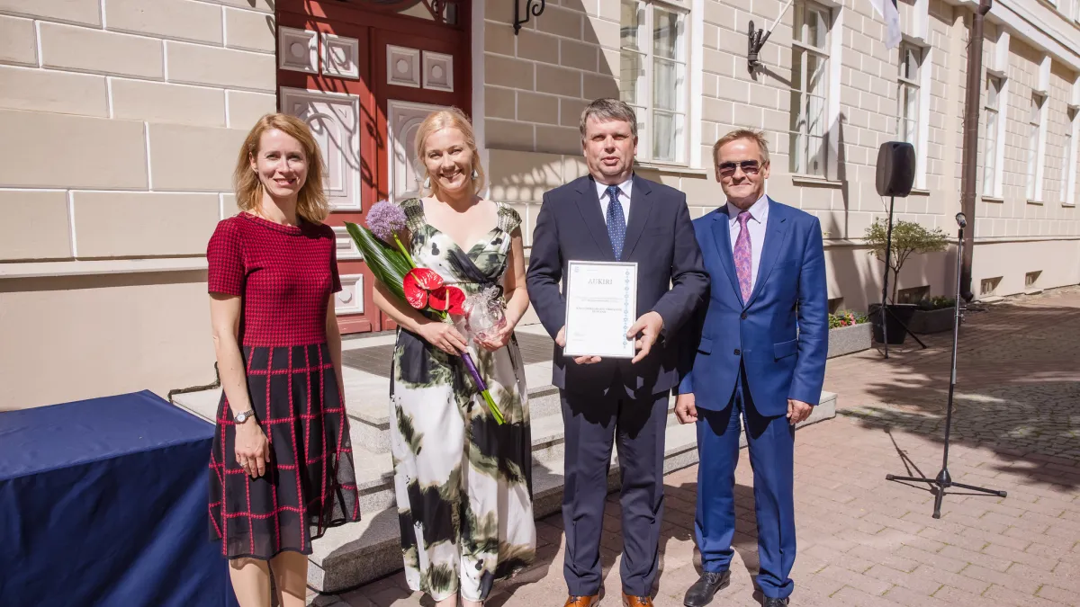 Kaja Kallas, Lisanna Elm, Lennart Liba, Jaak Aab